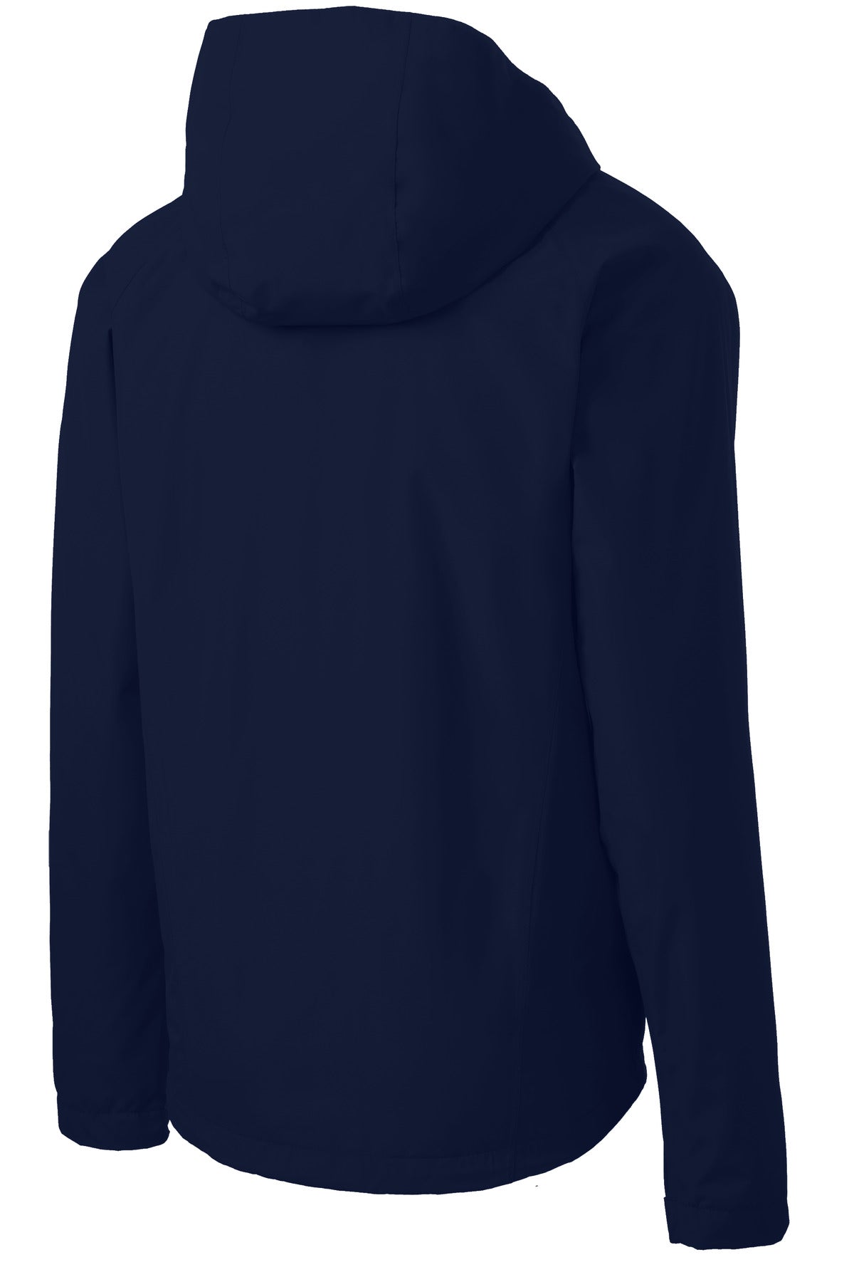Rear View of TrueNavy Port Authority Tall Torrent Waterproof Jacket TLJ333