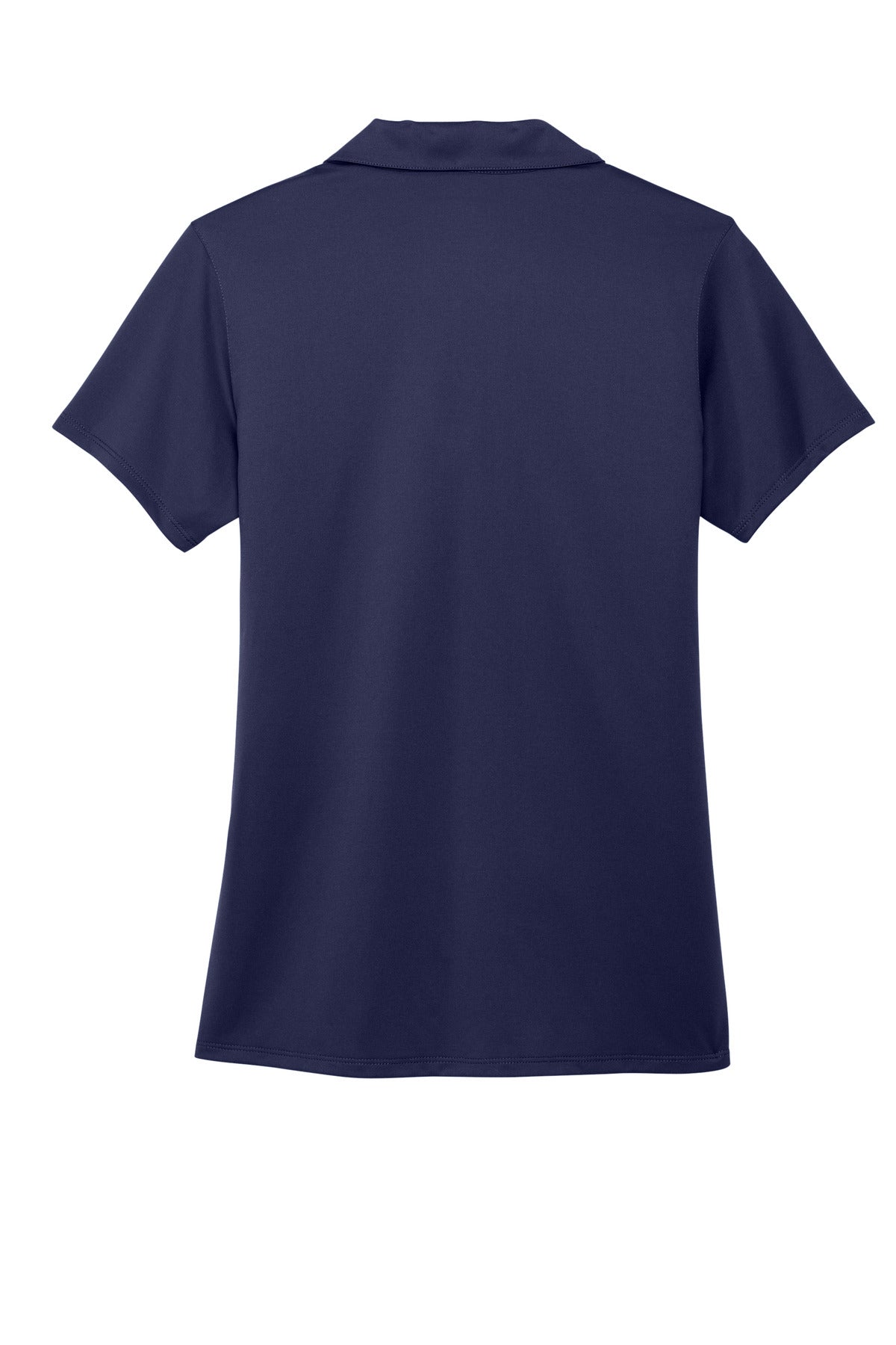 Rear View of TrueNavy Port Authority Women's Performance Staff Polo LK398