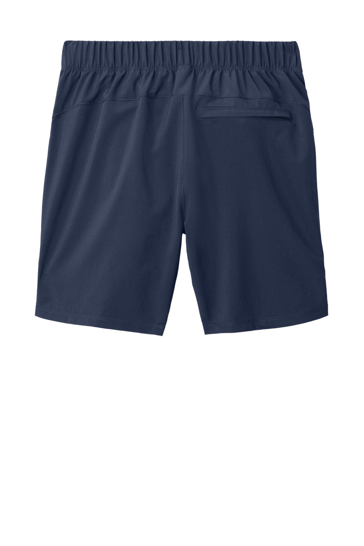 Rear View of TrueNavy Sport-Tek Repeat 7" Short ST485