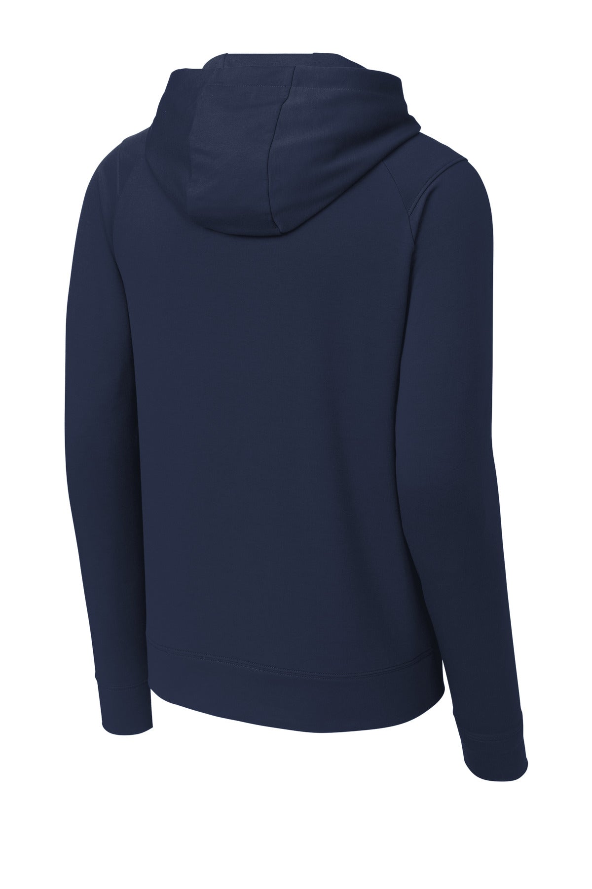Rear View of TrueNavy Sport-Tek Sport-Wick Flex Fleece Pullover Hoodie ST562