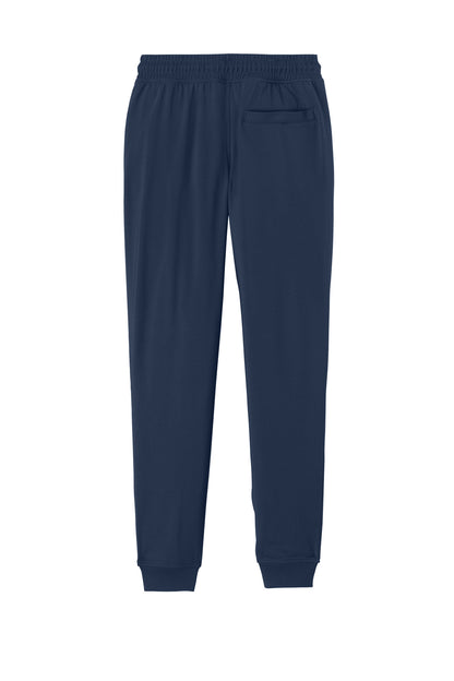 Rear View of TrueNavy Sport-Tek Sport-Wick Stretch Jogger PST858