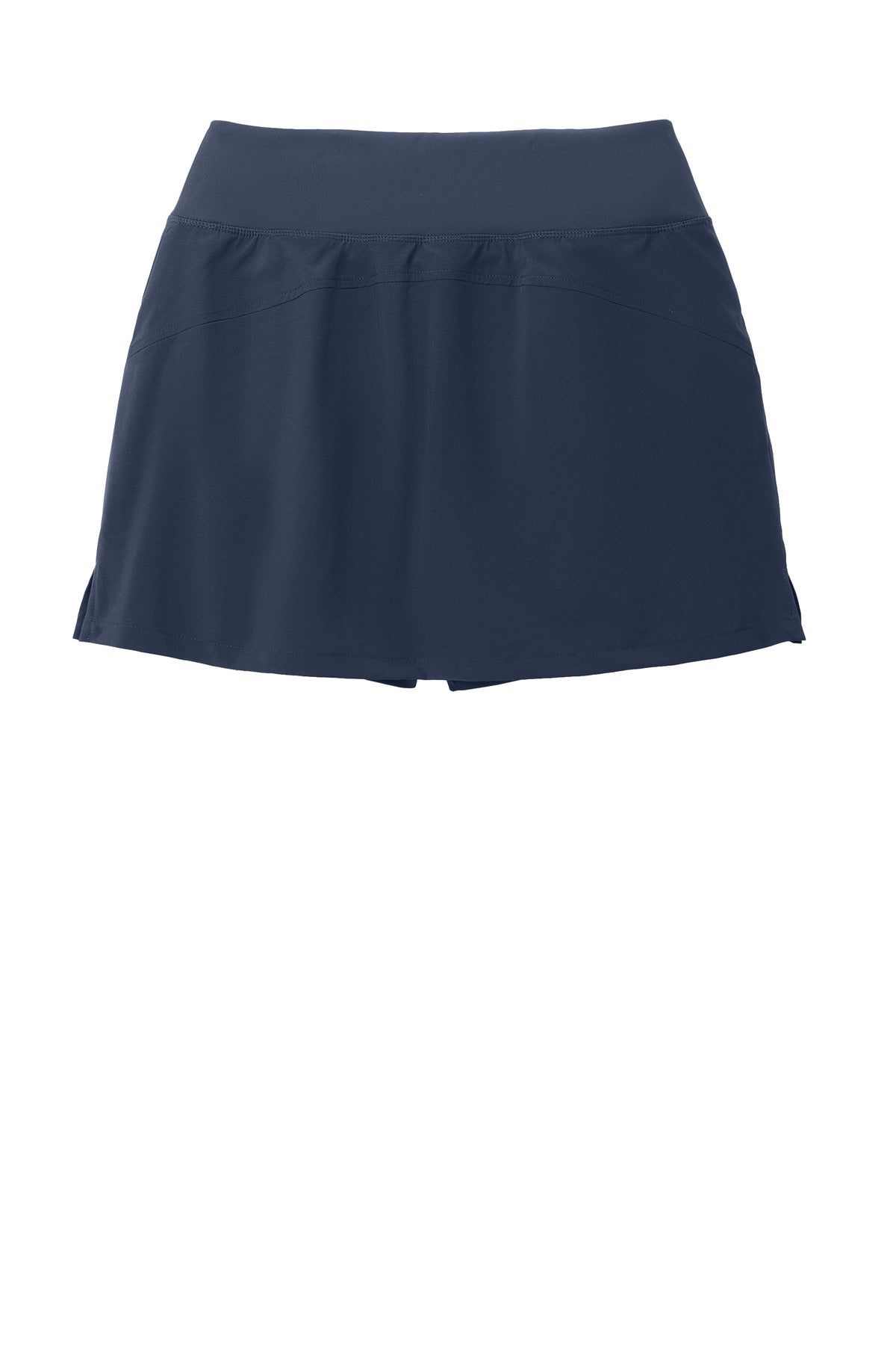 Rear View of TrueNavy Sport-Tek Women's Repeat Skort LST486