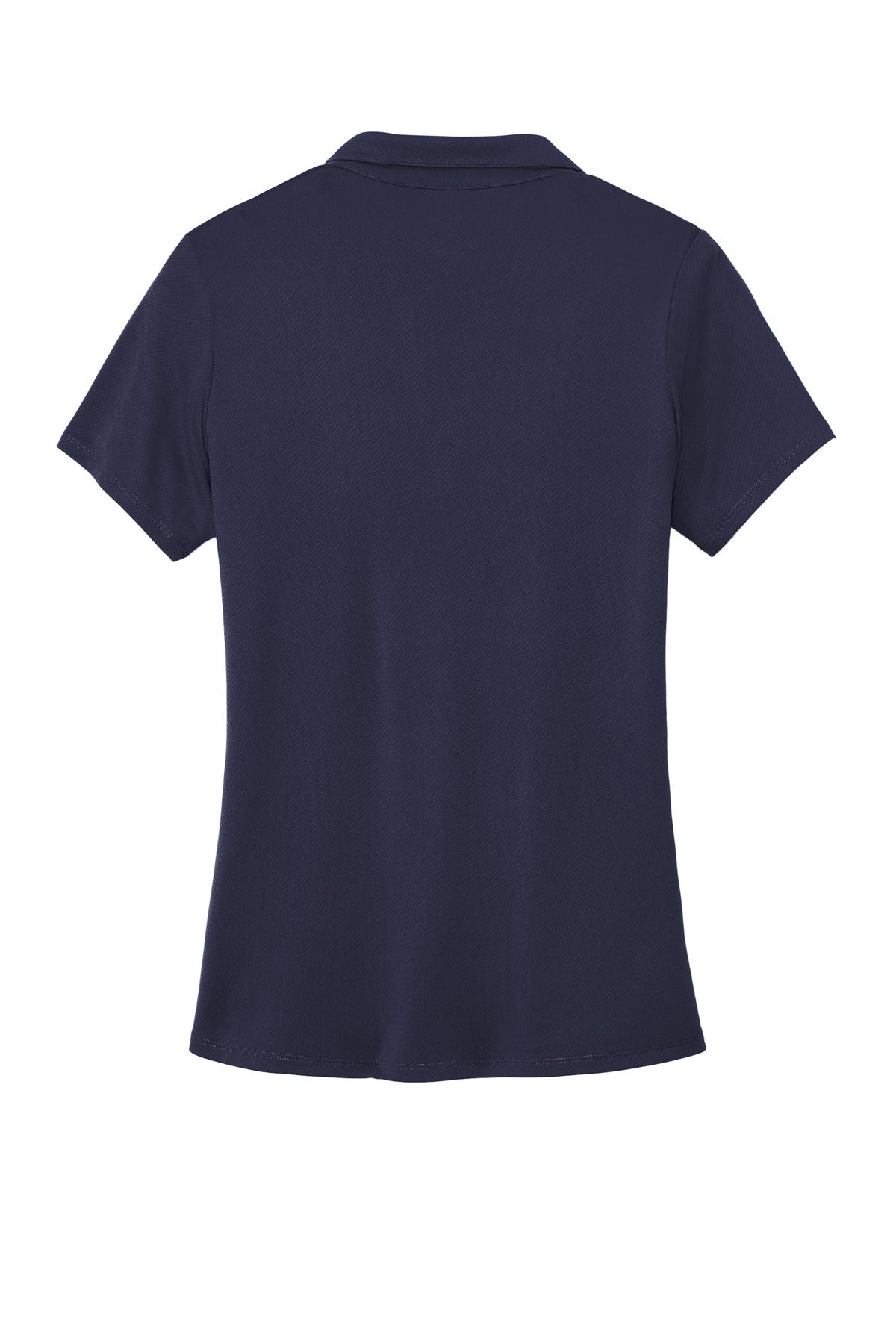 Rear View of TrueNavy Sport-Tek Women's Sideline Polo LST535