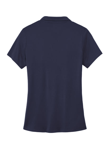 Rear View of TrueNavy Sport-Tek Women's Sideline Polo LST535