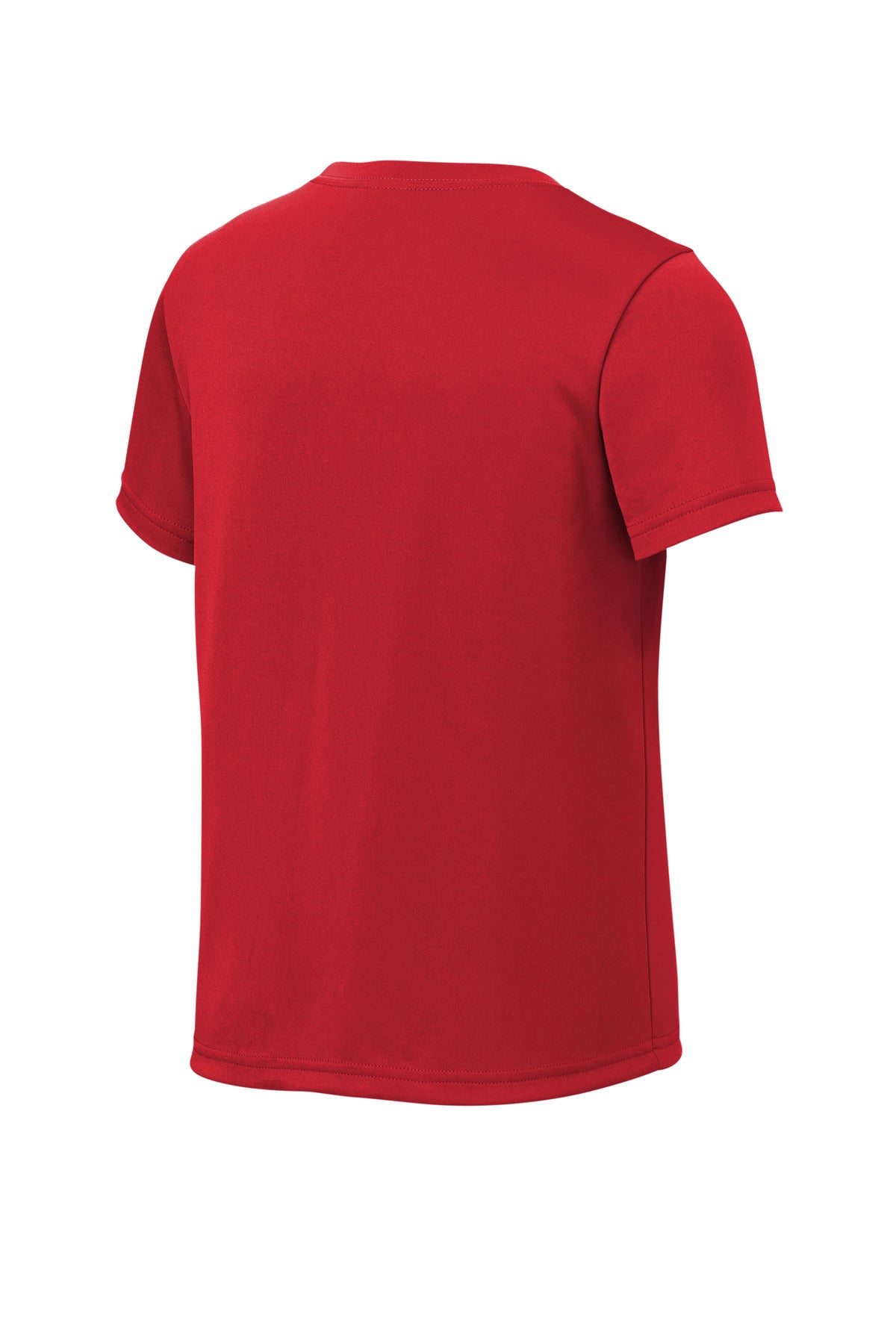 Rear View of TrueRed Sport-Tek Youth PosiCharge Re-Compete Tee YST720