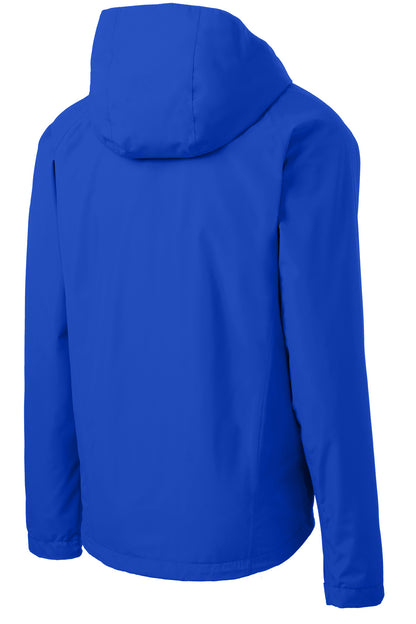 Rear View of TrueRoyal Port Authority Torrent Waterproof Jacket. J333