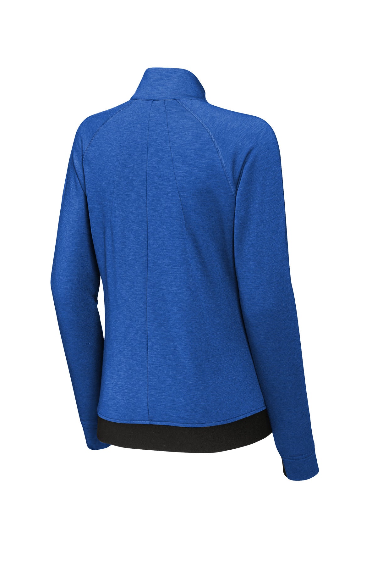 Rear View of TrueRoyal Sport-Tek Women's PosiCharge Strive Full-Zip LST570