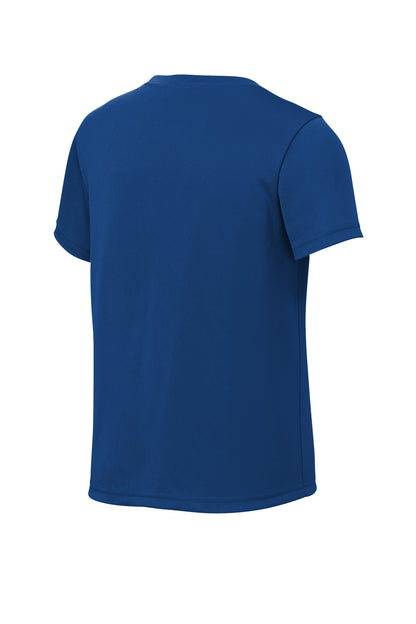 Rear View of TrueRoyal Sport-Tek Youth PosiCharge Re-Compete Tee YST720