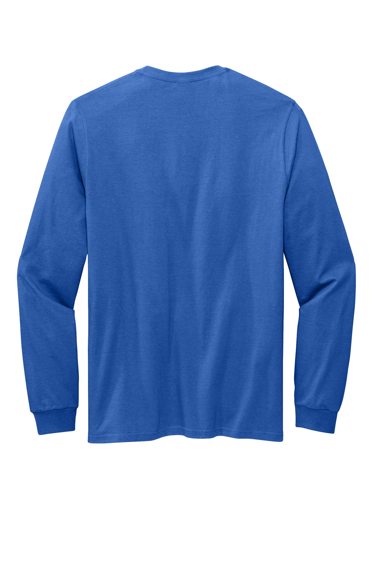 Rear View of TrueRoyal Volunteer Knitwear All-American Long Sleeve Tee VL100LS