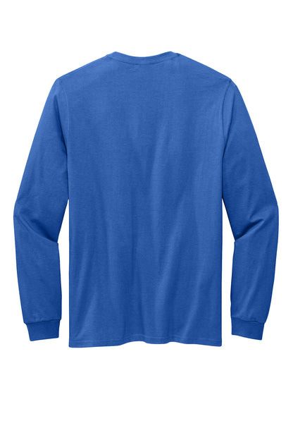 Rear View of TrueRoyal Volunteer Knitwear All-American Long Sleeve Tee VL100LS