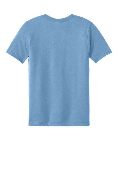 Rear View of TundraBlu Port & Company Youth CVC Tee PC340Y