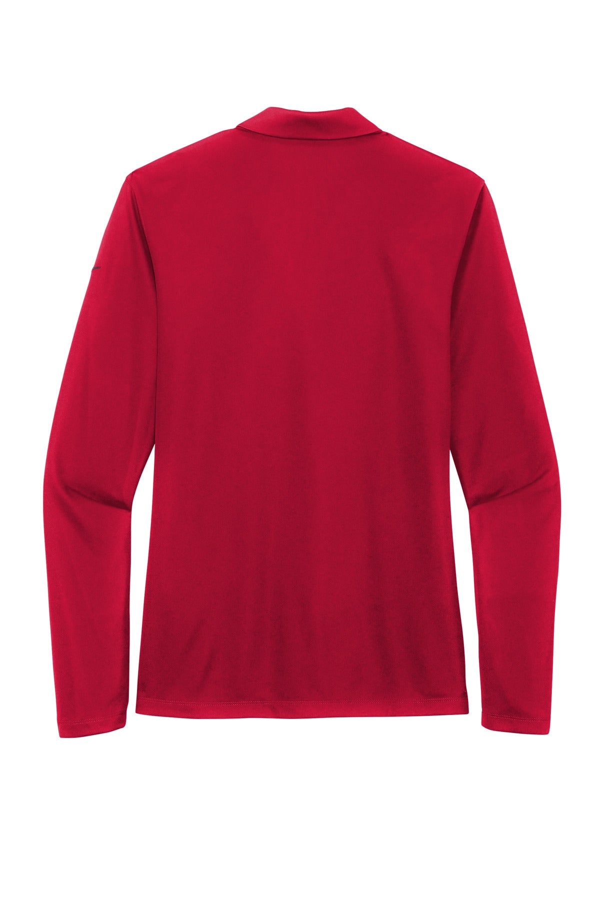 Rear View of UniRed Nike Women's Dri-FIT Micro Pique 2.0 Long Sleeve Polo NKDC2105