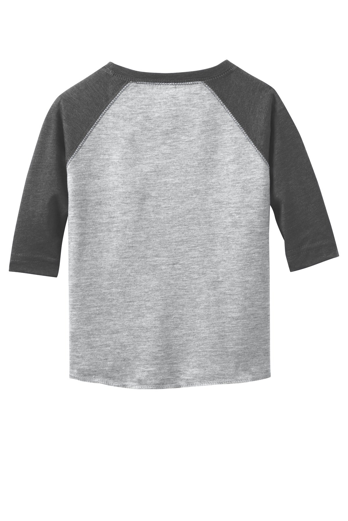 Rear View of VH/Vnt Smoke DISCONTINUED Rabbit Skins Toddler Baseball Fine Jersey Tee. RS3330