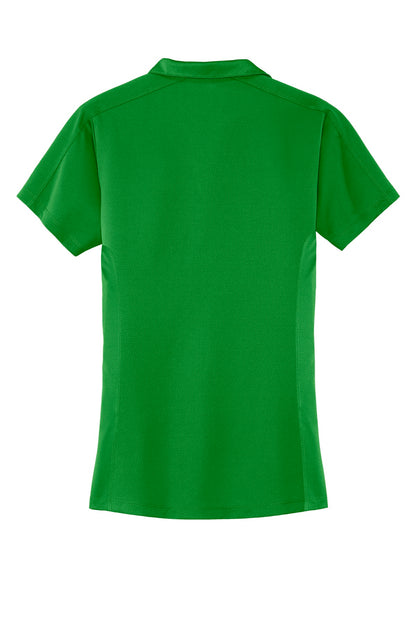 Rear View of Vine Green Port Authority Women's Diamond Jacquard Polo. L569