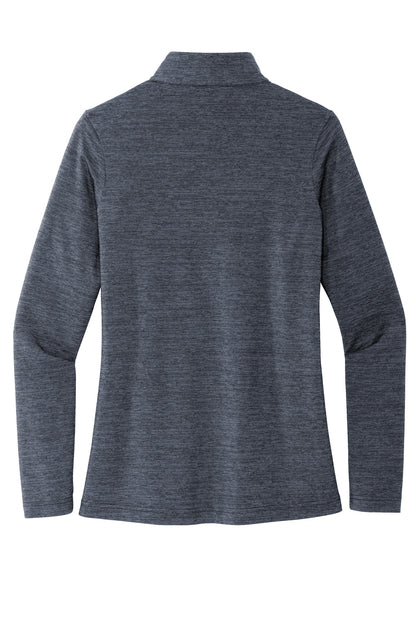 Rear View of VtgIdgHthr TravisMathew Women's Crestview 1/4-Zip TM1WW003