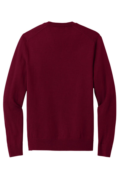 Rear View of VtgPort Brooks Brothers Washable Merino V-Neck Sweater BB18410