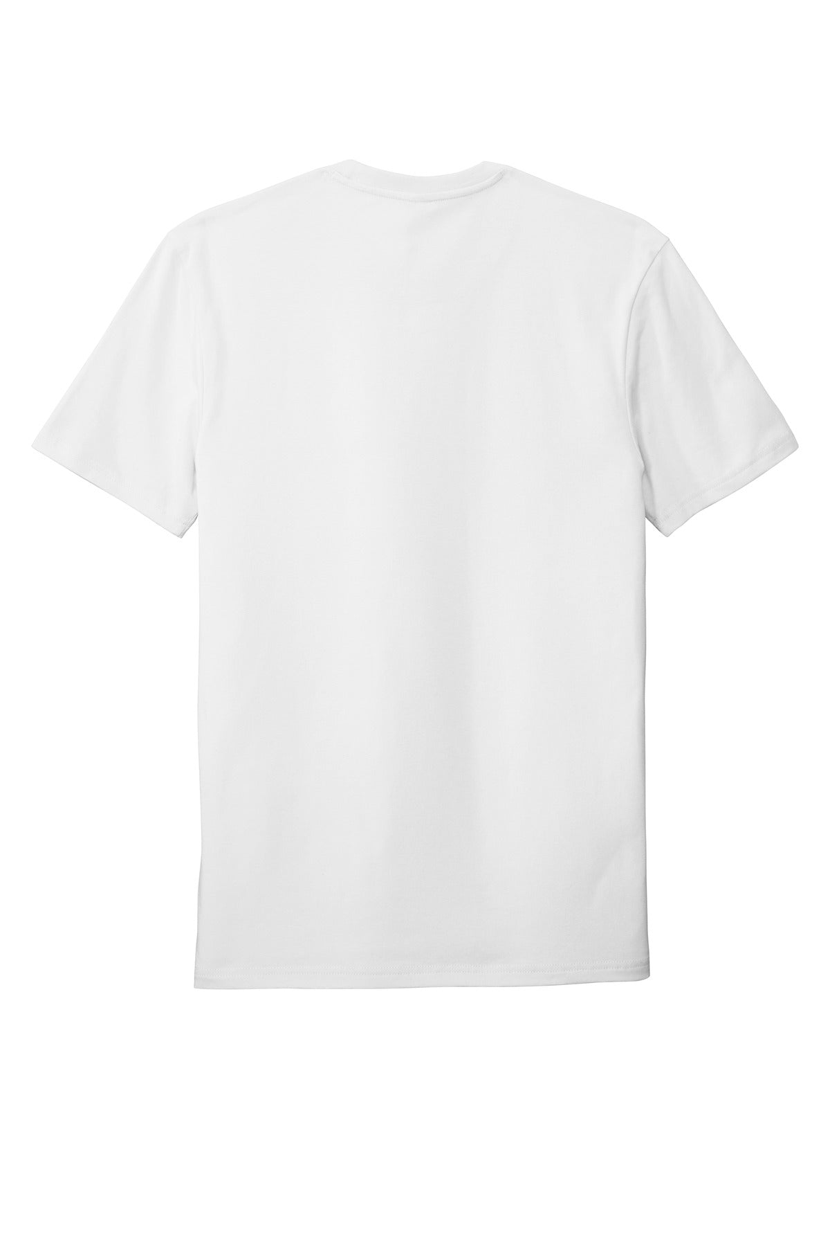 Rear View of White District Flex Tee DT7500