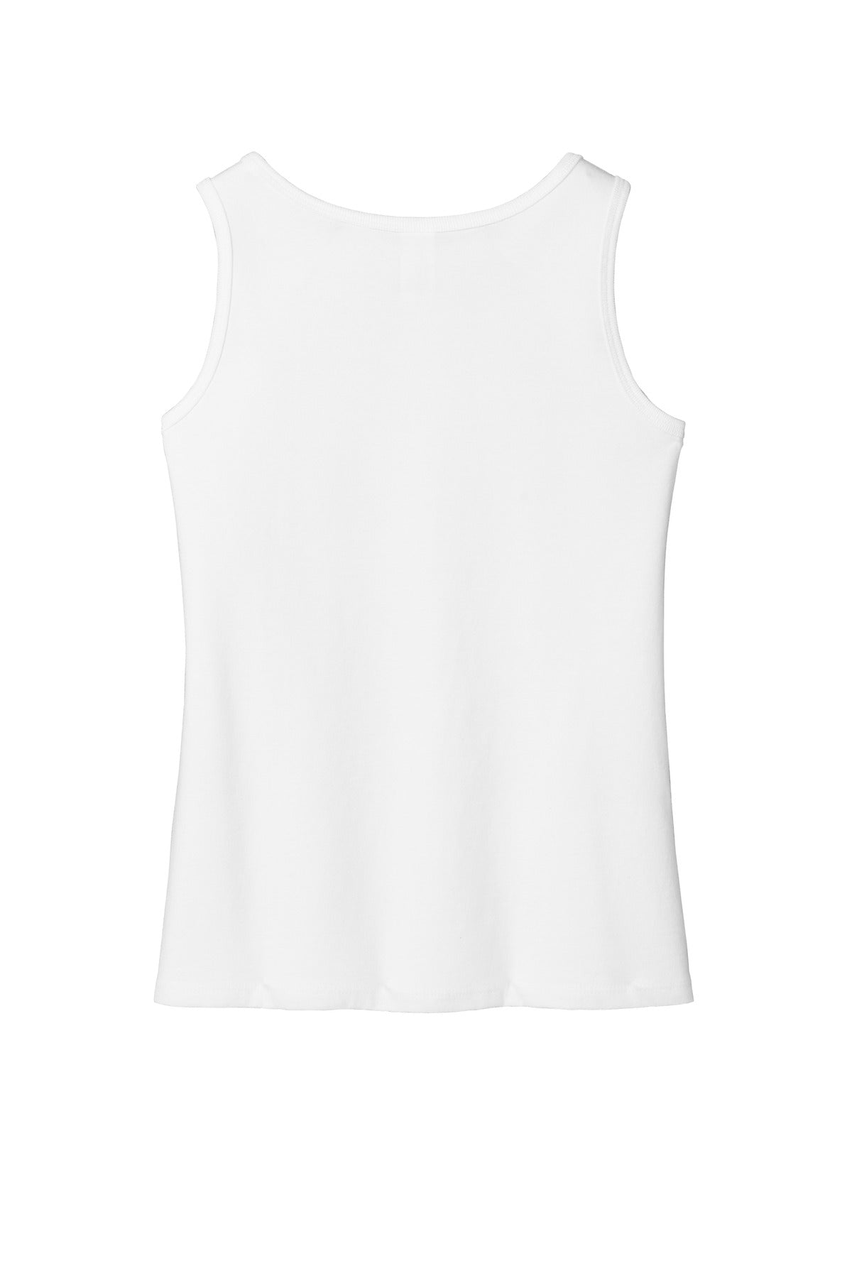 Rear View of White District Girls V.I.T. Tank DT6303YG
