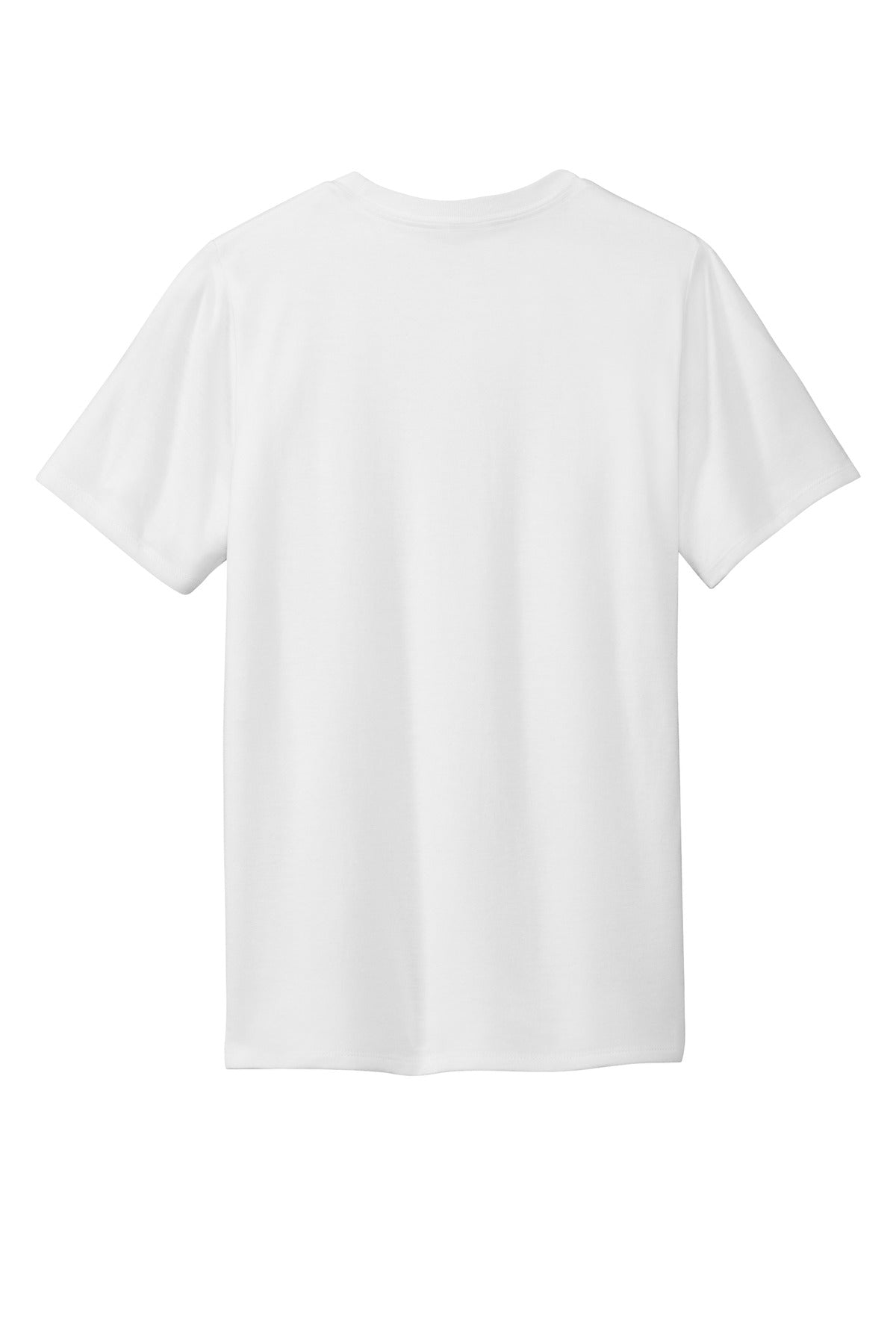 Rear View of White District Youth Perfect Tri Tee. DT130Y