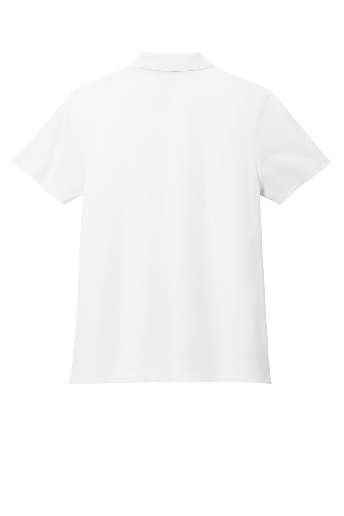 Rear View of White Mercer+Mettle Stretch Pique Polo MM1004