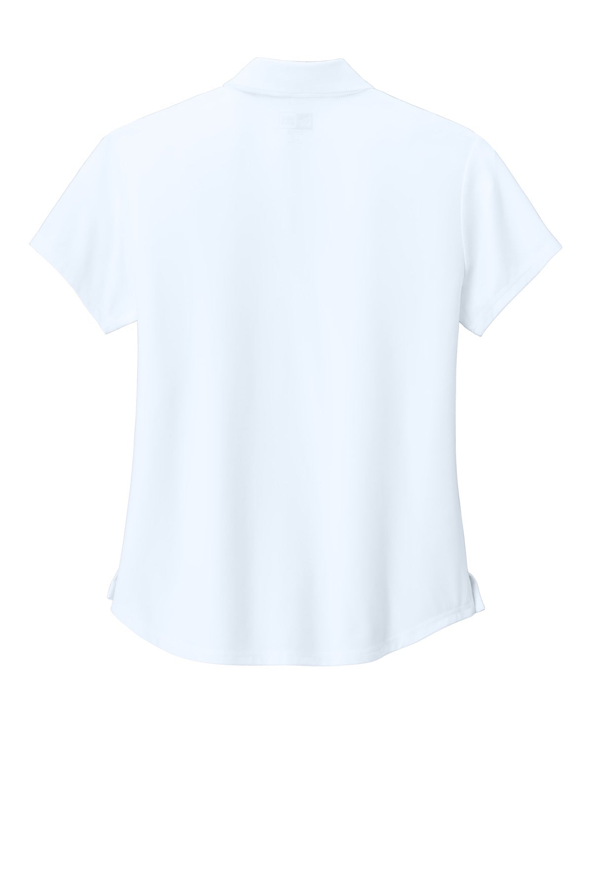 Rear View of White New Era Women's Power Polo LNEA225