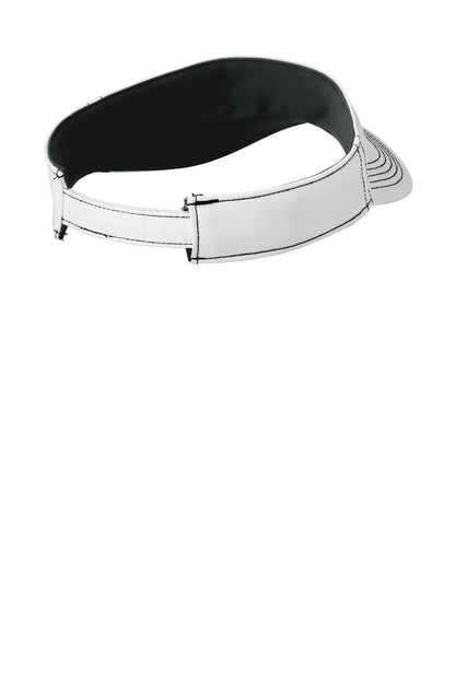 Rear View of White Nike Dri-FIT Ace Visor NKFB6446