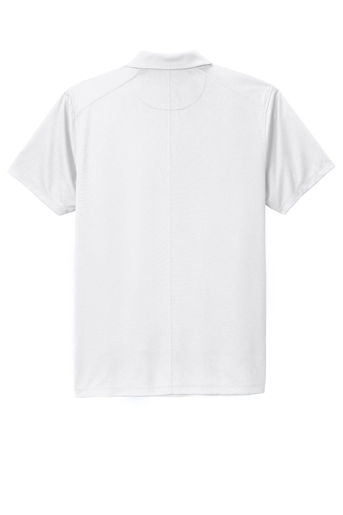 Rear View of White Nike Dry Essential Solid Polo NKBV6042