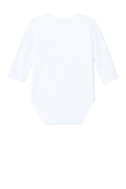 Rear View of White Rabbit Skins Infant Long Sleeve Jersey Bodysuit RS4421