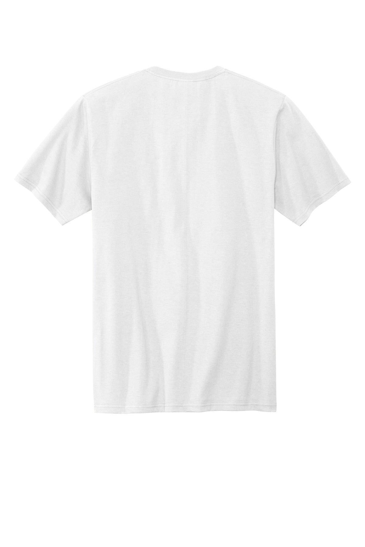 Rear View of White Volunteer Knitwear All-American Tee VL100