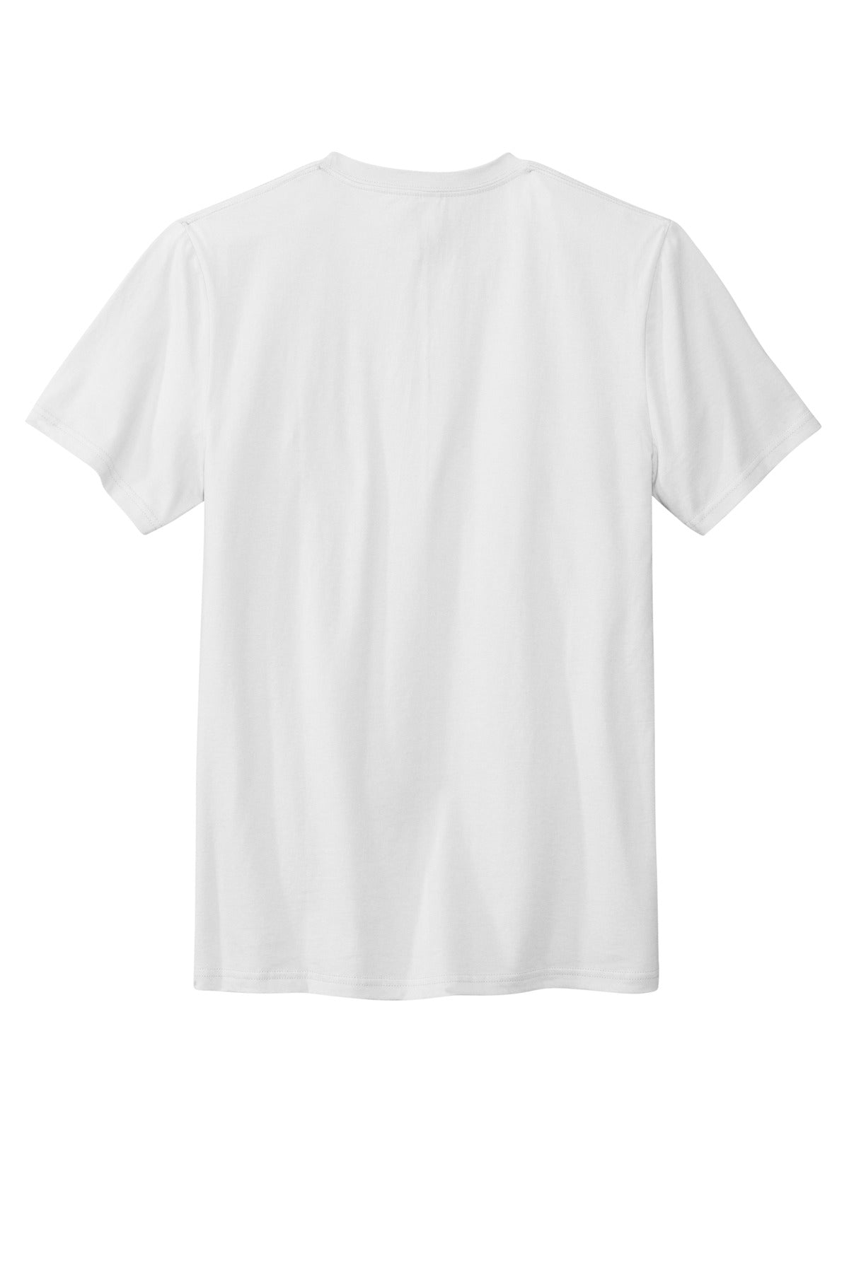 Rear View of White Volunteer Knitwear Daily Tee VL45