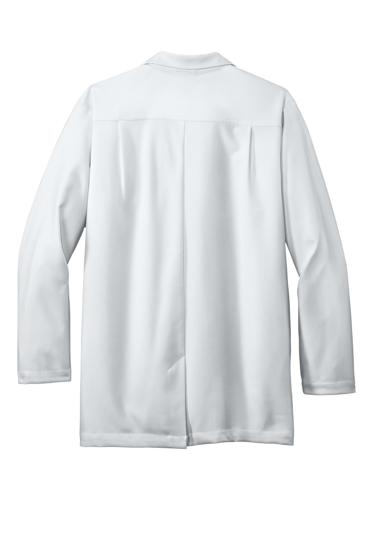 Rear View of White Wink Men's Consultation Lab Coat WW5072