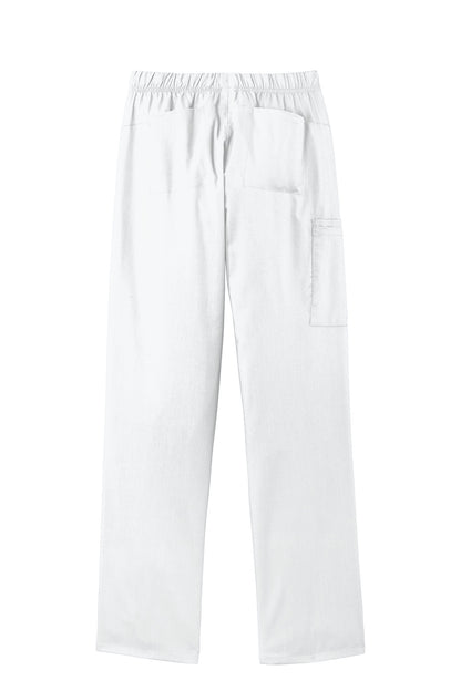 Rear View of White Wink Women's Premiere Flex Cargo Pant WW4158