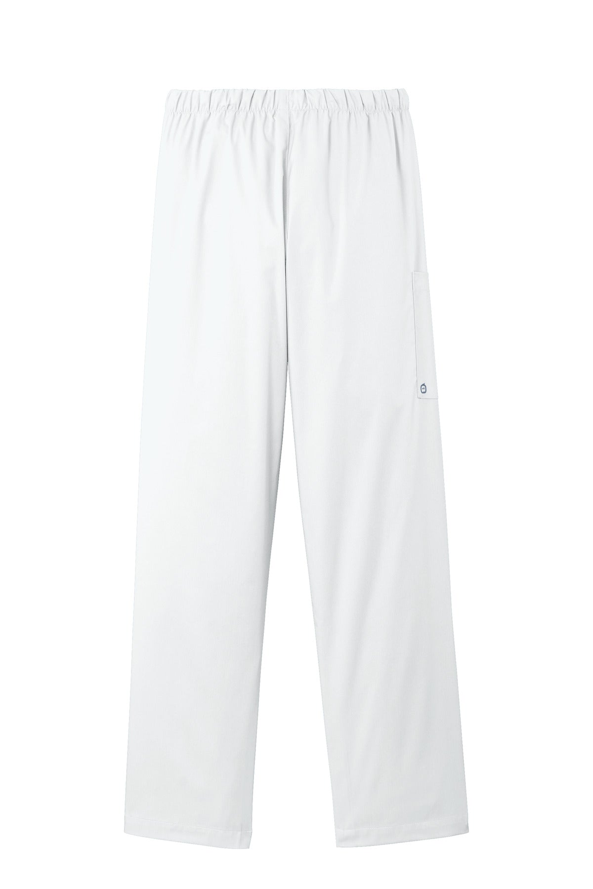 Rear View of White Wink Women's WorkFlex Cargo Pant WW4550