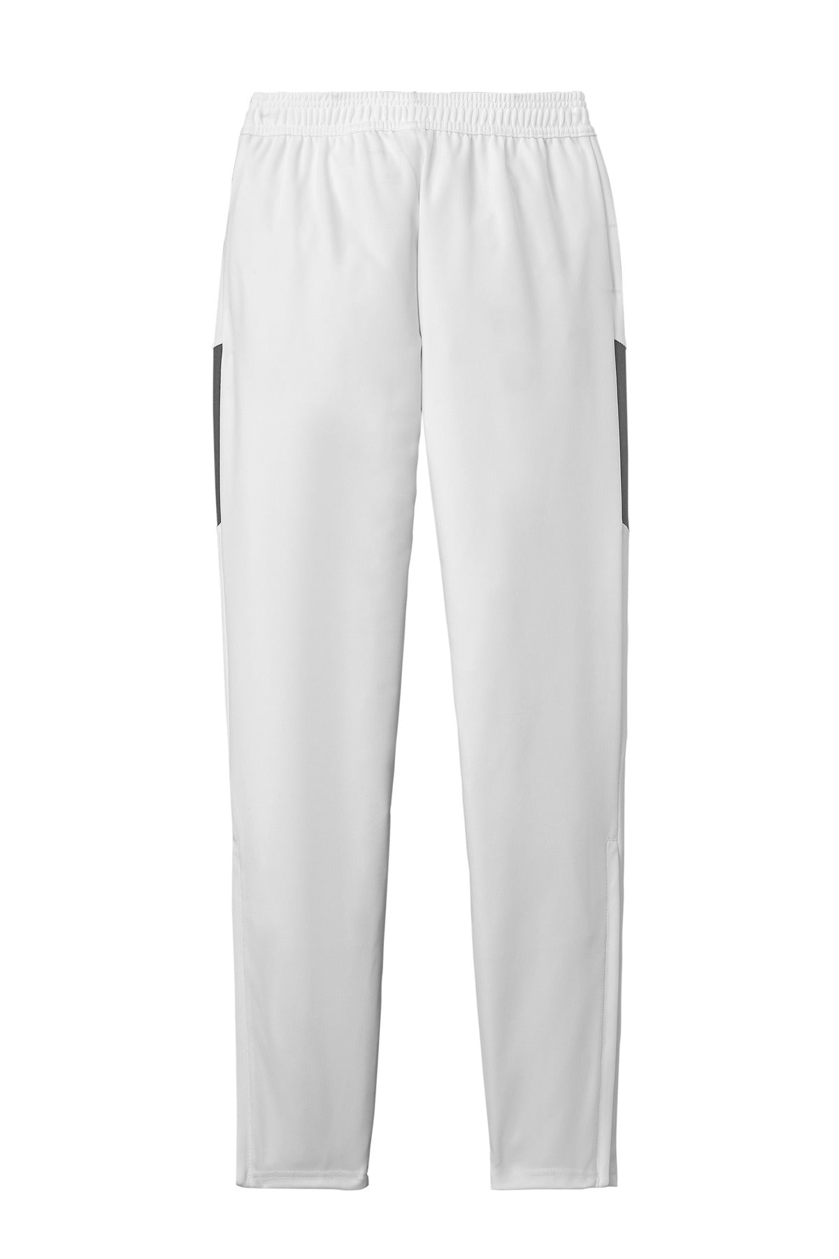 Rear View of White/IrGy Sport-Tek Travel Pant PST800