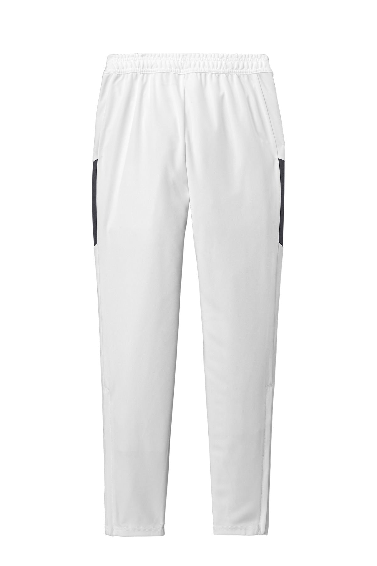 Rear View of White/IrGy Sport-Tek Women's Travel Pant LPST800