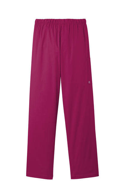 Rear View of Wine Wink Women's Petite WorkFlex Cargo Pant WW4550P