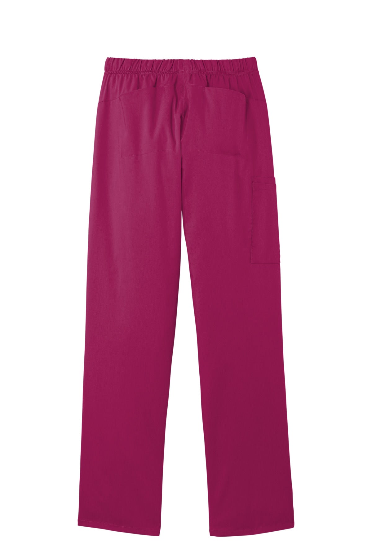 Rear View of Wine Wink Women's Premiere Flex Cargo Pant WW4158