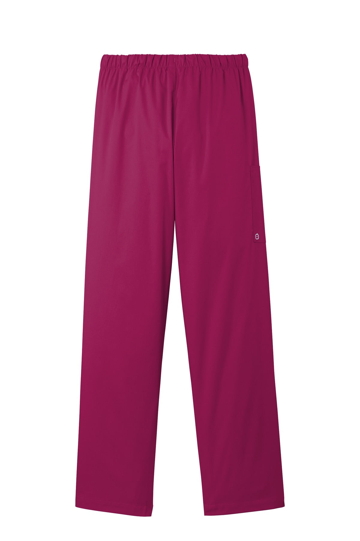 Rear View of Wine Wink Women's WorkFlex Cargo Pant WW4550