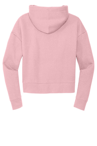 Rear View of Wisteria District Women's V.I.T. Fleece Hoodie DT6101