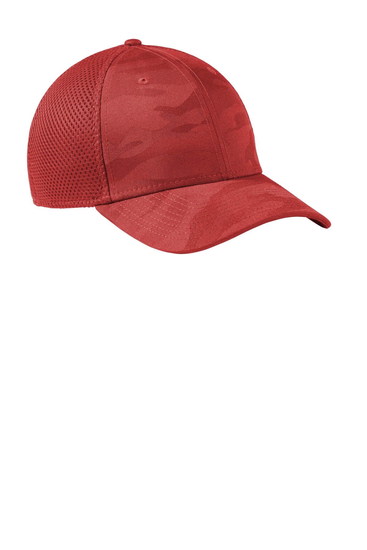 Red Camo New Era Tonal Camo Stretch Tech Mesh Cap NE1091