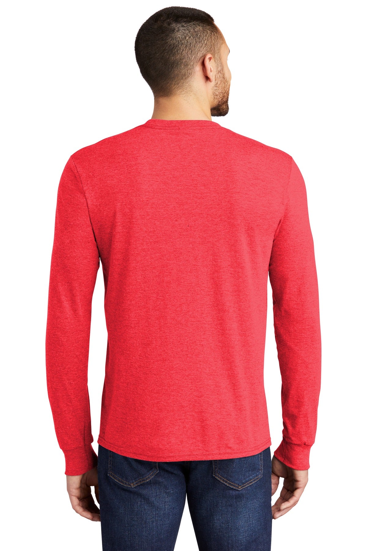 Red Frost District Perfect Tri Long Sleeve Tee . DM132