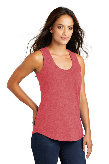 Red Frost District Women's Perfect Tri Racerback Tank. DM138L