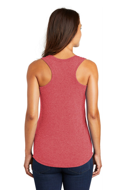 Red Frost District Women's Perfect Tri Racerback Tank. DM138L