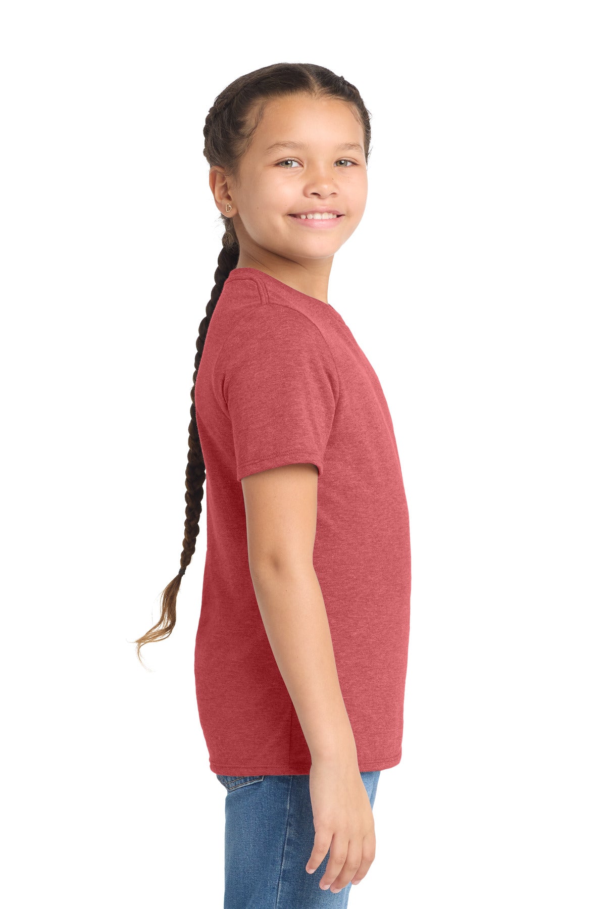 Red Frost District Youth Perfect Tri Tee. DT130Y