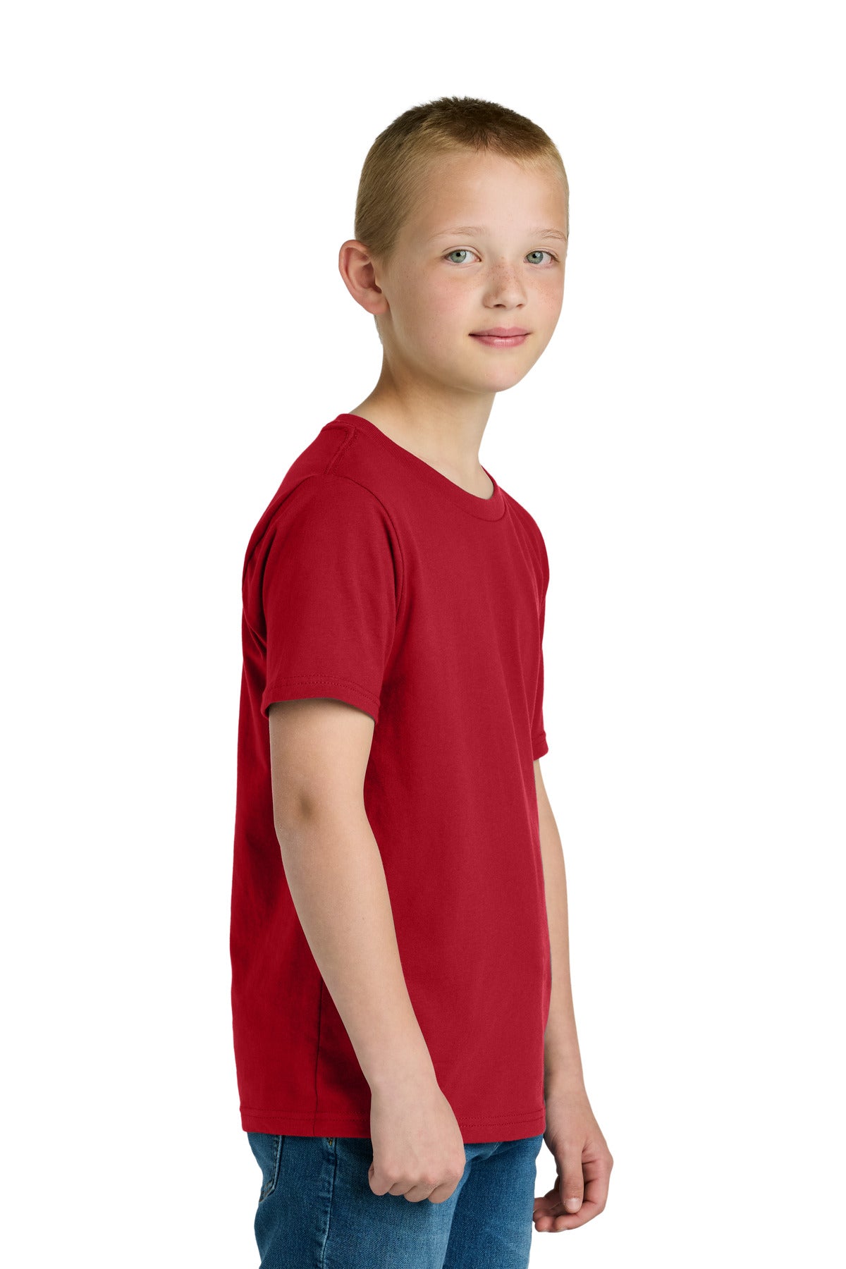 Red Next Level Apparel Youth Cotton Tee NL3310