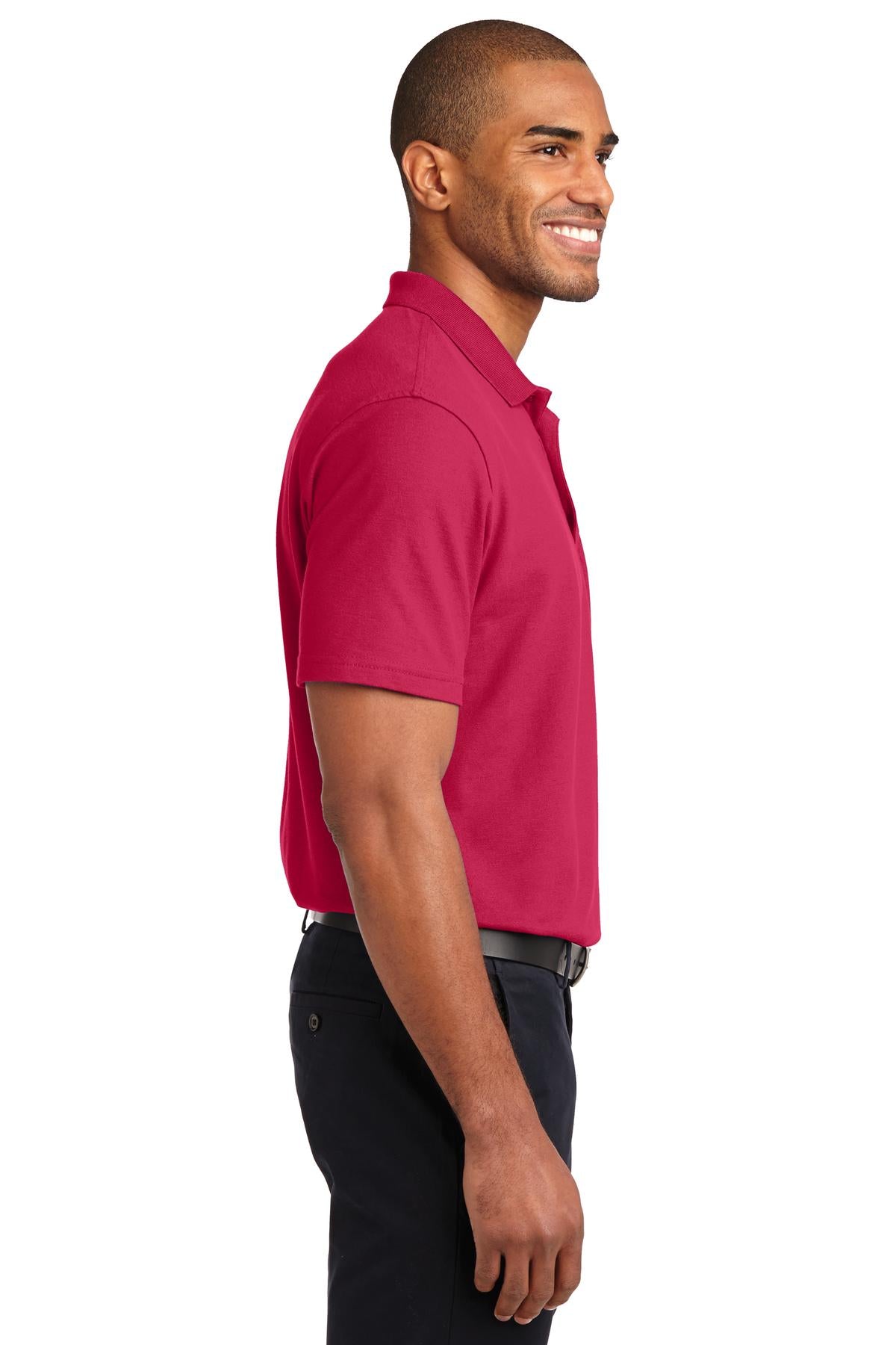 Red Port Authority Stain-Release Polo. K510