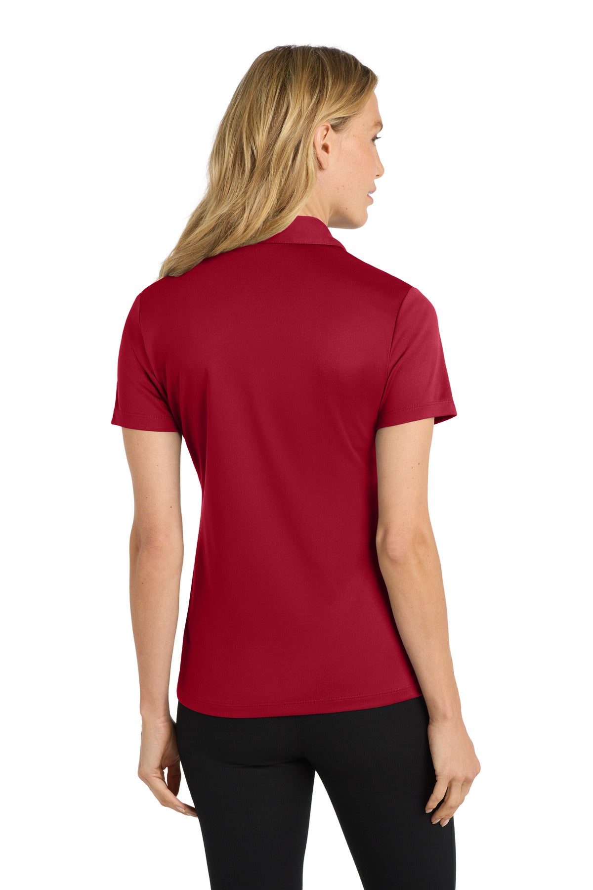 Red Port Authority Women's Silk Touch Performance Polo. L540