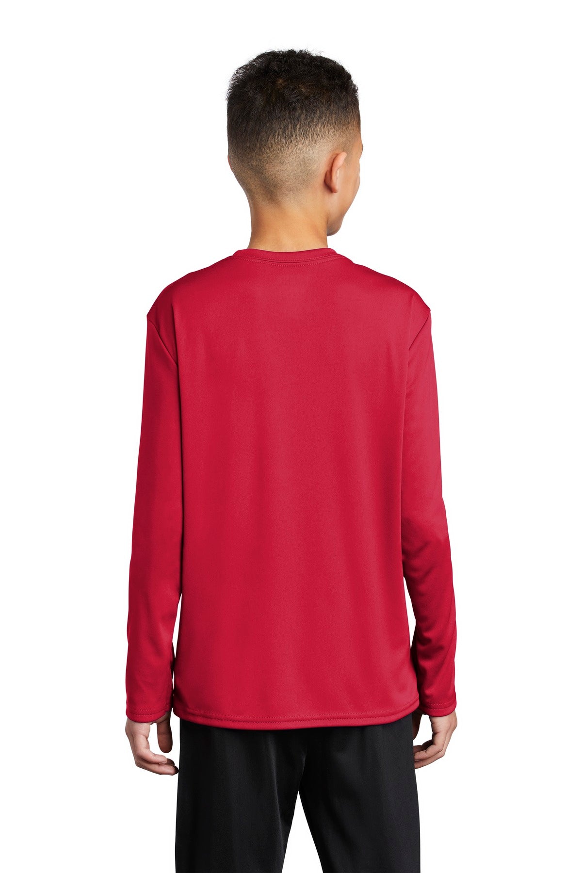 Red Port & Company Youth Long Sleeve Performance Tee PC380YLS