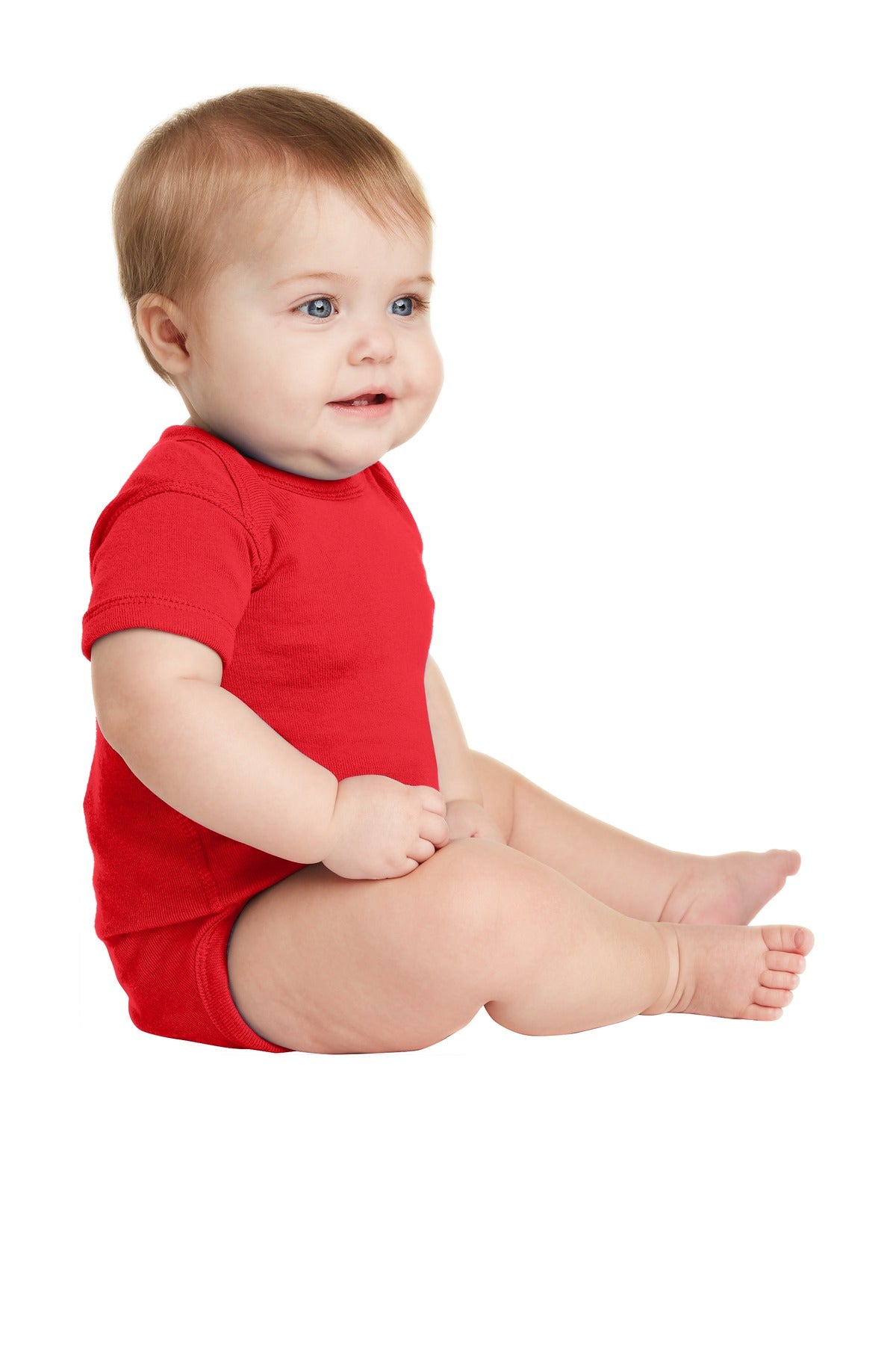 Red Rabbit Skins Infant Short Sleeve Baby Rib Bodysuit. RS4400
