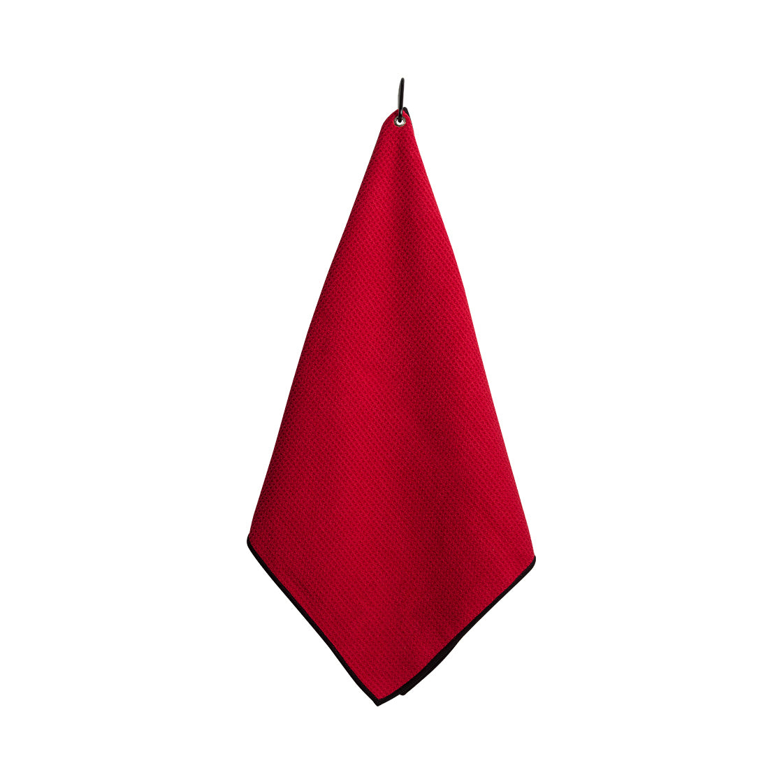 Red/Black Ahead Microfiber Golf Towel plain